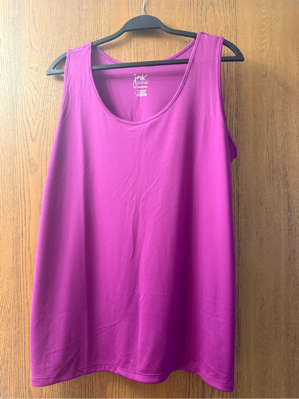 Just My Size Women's Scoop Neck Tank - Fuchsia